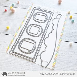 Mama Elephant Creative Cuts - Slim Card Basics