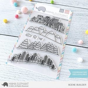 Mama Elephant - Scene Builder Clear Stamps