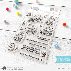 Mama Elephant Clear Stamps - Owl Are You