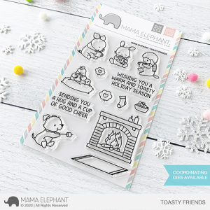 Mama Elephant Clear Stamps - Toasty Friends
