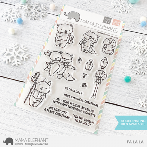 Mama Elephant Clear Stamps - Fa La La