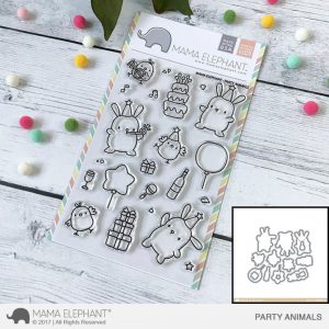 Mama Elephant - Party Animals Stamp & Die Bundle