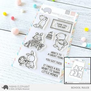 Mama Elephant - School Rules - Stamp & Die Bundle