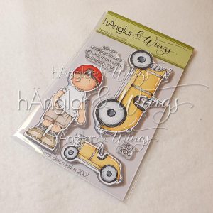 hÄnglar & Wings - A6 Clear Stamps - Not so hot Rod
