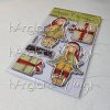 hÄnglar & Wings - A6 Clear Stamps - Långa sittande Tomtar