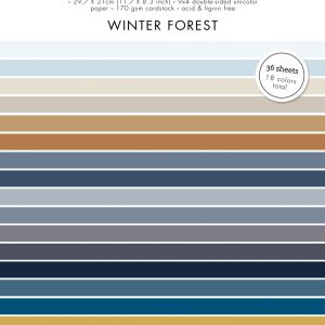 Studio Light - Essentials A4 Paper Pad - Winter Forest