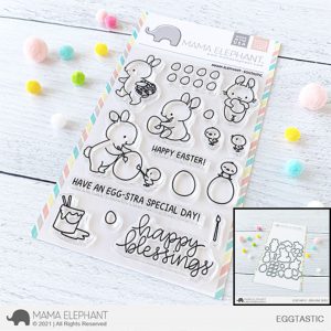Mama Elephant - Eggtastic Stamp & Die Bundle