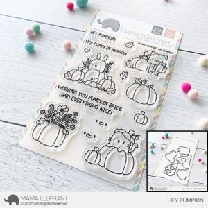 Mama Elephant - Hey Pumpkin Stamp & Die Bundle