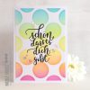 Create A Smile - Huge Polka Dots Stencil - Bilde 2