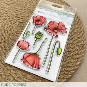 Create A Smile - Pure Poppies Clear Stamps A6