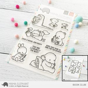 Mama Elephant - Book Club Stamp & Die Bundle