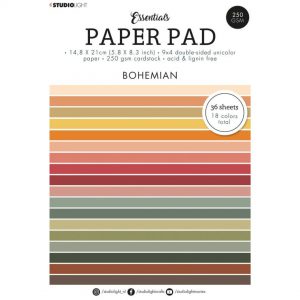 Studio Light - Essentials A5 Paper Pad - Bohemian