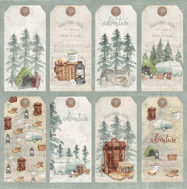 Reprint - 8x8 Paper Pack - Adventure - Bilde 10
