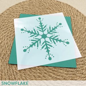 Create A Smile - Snowflake Stencil
