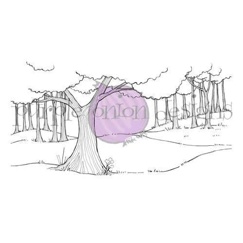 Purple Onion Designs | Woodland Background