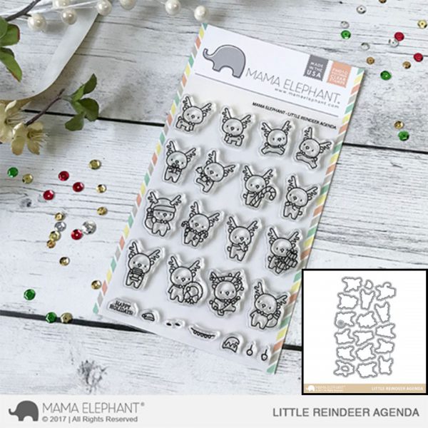 Mama Elephant - Little Reindeer Agenda - Stamp & Die Bundle