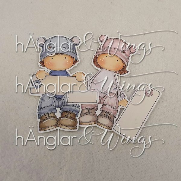 hÄnglar & Wings - A6 Clear Stamps - Björnkramar - Bilde 2