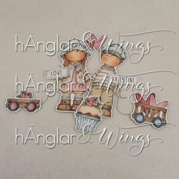 hÄnglar & Wings - A6 Clear Stamps - Valle & Tina - Bilde 2