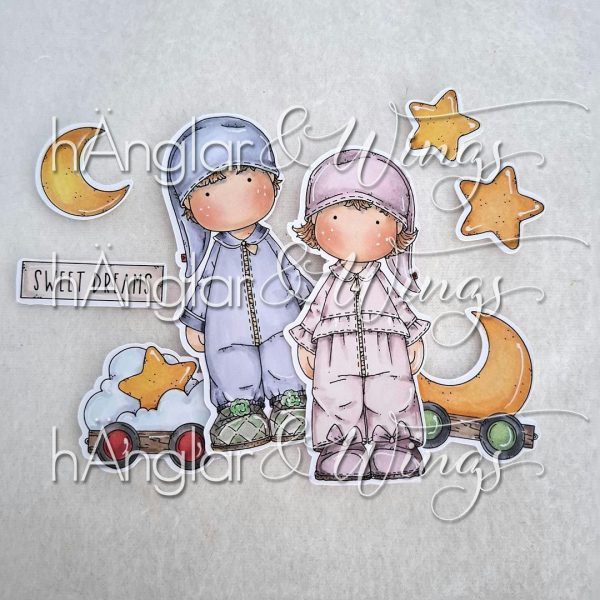 hÄnglar & Wings - A6 Clear Stamps - Sömngångare - Bilde 2