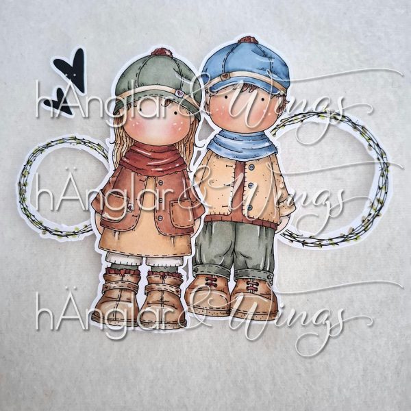 hÄnglar & Wings - A6 Clear Stamps - Vårvinter - Bilde 2