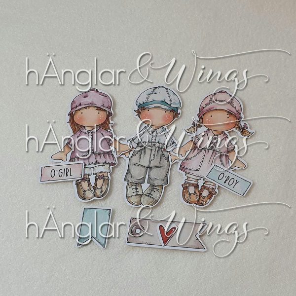 hÄnglar & Wings - A6 Clear Stamps - Jäntor & Jan - Bilde 2