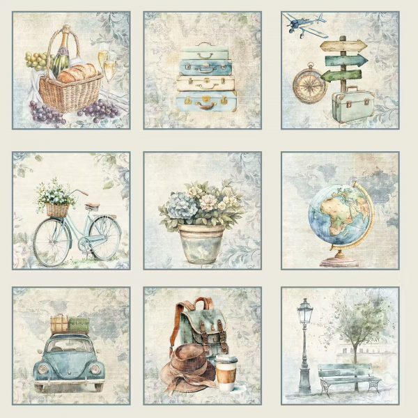 Reprint - 8x8 Paper Pack - Journey - Bilde 10