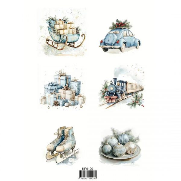 Reprint - Klippark A4 - Winter Vibes 1