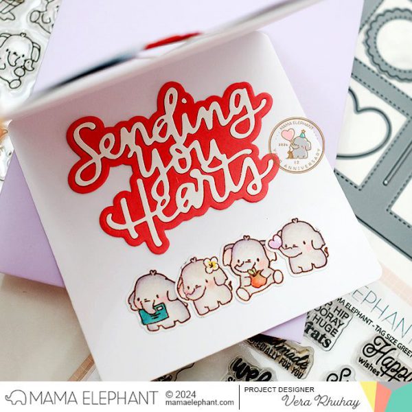 Mama Elephant - Little Elephant Agenda Stamp & Die Bundle - Bilde 6