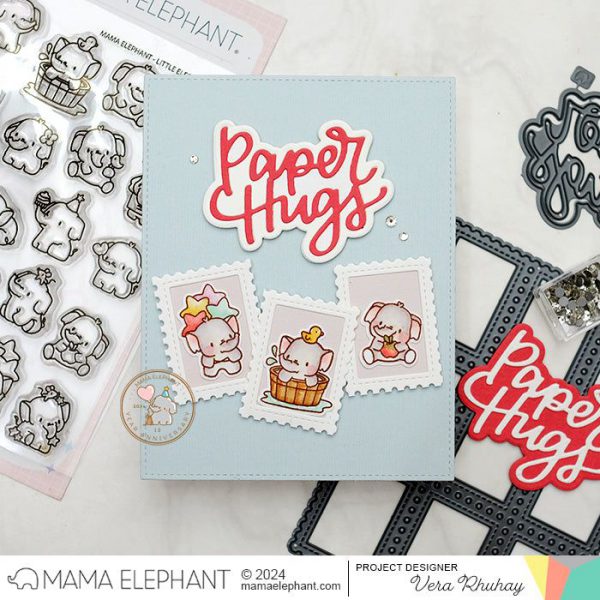 Mama Elephant - Little Elephant Agenda Stamp & Die Bundle - Bilde 5