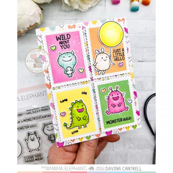 Mama Elephant - Monster Hugs Stamp & Die Bundle - Bilde 2