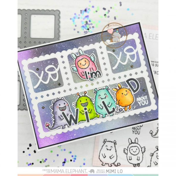 Mama Elephant - Monster Hugs Stamp & Die Bundle - Bilde 5