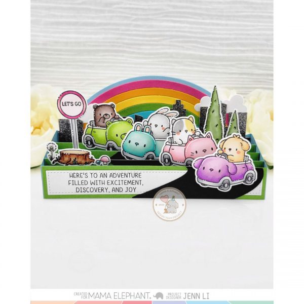 Mama Elephant - We Ride Stamp & Die Bundle - Bilde 3