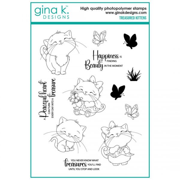 Gina K. Designs - Treasured Kittens Clear Stamps