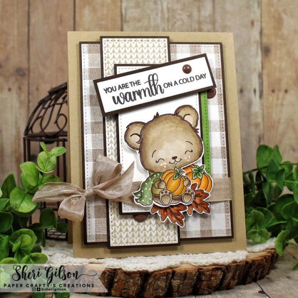 Gina K. Designs - Autumn Bears Clear Stamps - Bilde 6