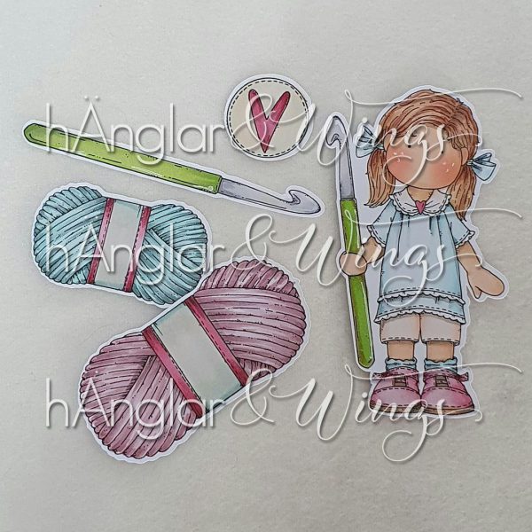 hÄnglar & Wings - A6 Clear Stamps - VirkaLisa - Bilde 2