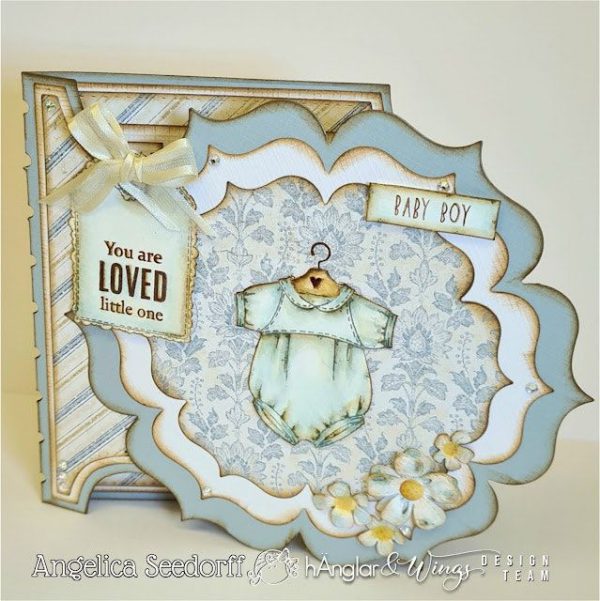 hÄnglar & Wings - A6 Clear Stamps - Nyfödd - Bilde 3