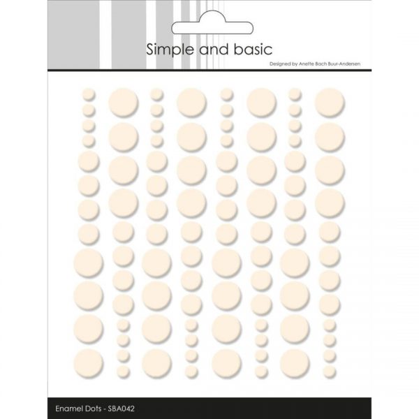 Simple and basic - Enamel Dots 042 - Nougat