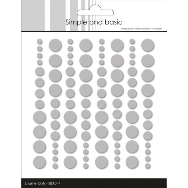 Simple and basic - Enamel Dots 044 - Light Grey