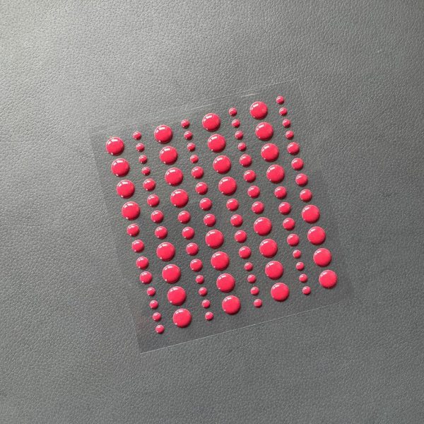Simple and basic - Enamel Dots 041 - Burgundy - Bilde 2