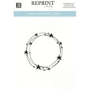 Reprint - Dies - Stjärnor i ring 72 x 76 mm