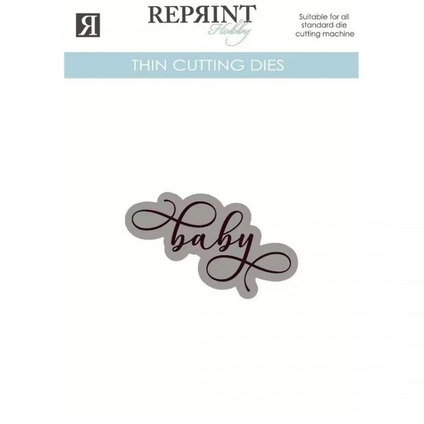 Reprint - Dies - Baby m/skygge 67 x 34 mm