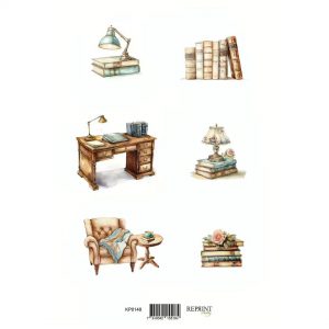 Reprint - Klippark A4 - The Bookshop