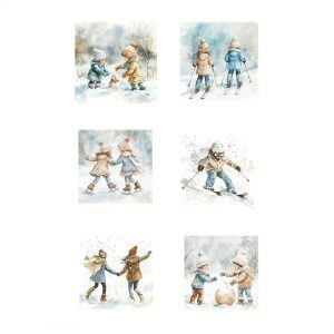 Reprint - Klippark A4 - Children Playing