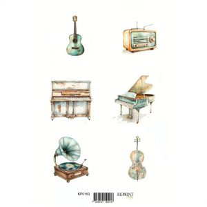 Reprint - Klippark A4 - Vintage Instruments