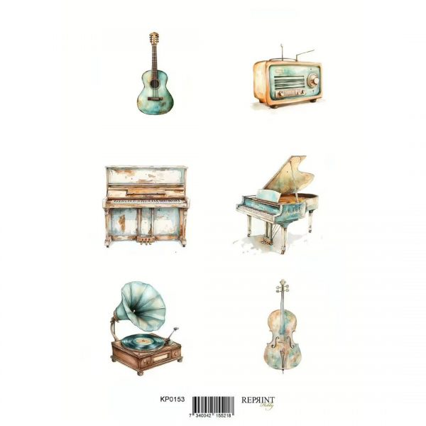Reprint - Klippark A4 - Vintage Instruments