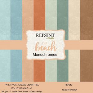 Reprint - Monochromes 12x12 - The Beach