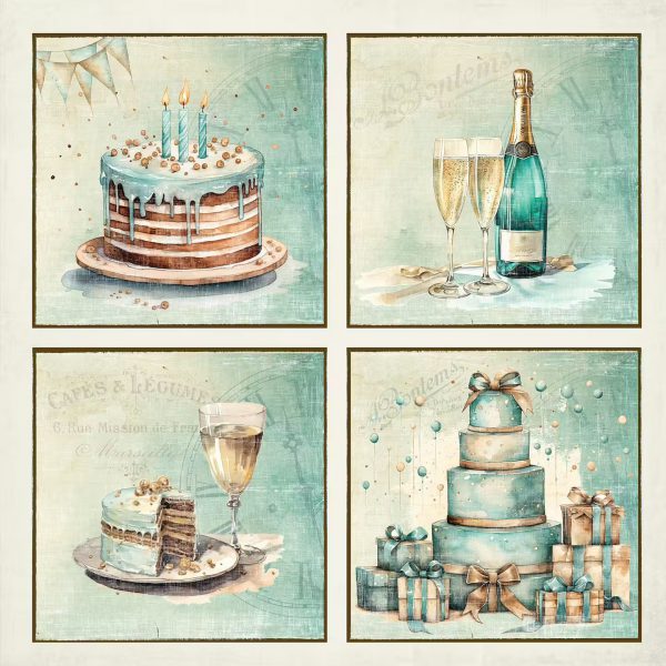 Reprint - 12x12 Paper Pack - Birthday Collection - Bilde 8