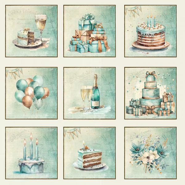 Reprint - 12x12 Paper Pack - Birthday Collection - Bilde 10