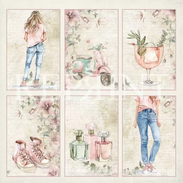 Reprint - 12x12 Paper Pack - Girly Collection - Bilde 8