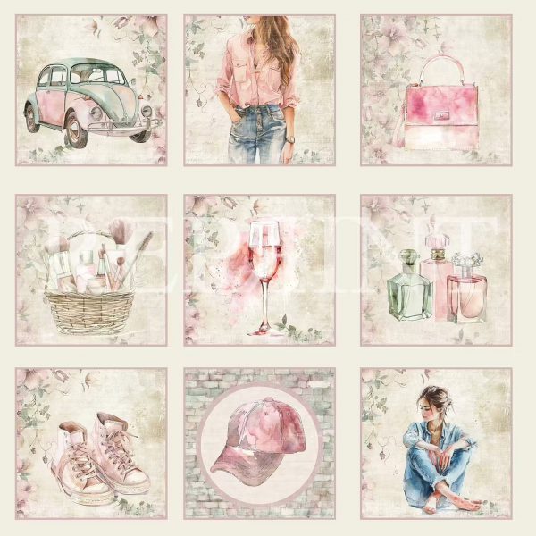 Reprint - 12x12 Paper Pack - Girly Collection - Bilde 10